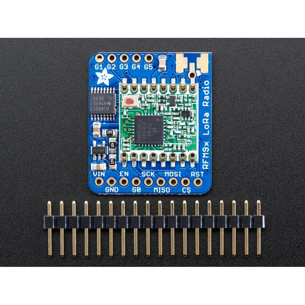 Аdafruit RFM96W LoRa Radio Transceiver Breakout - 433 MHz