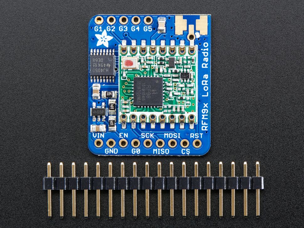 Аdafruit RFM96W LoRa Radio Transceiver Breakout - 433 MHz