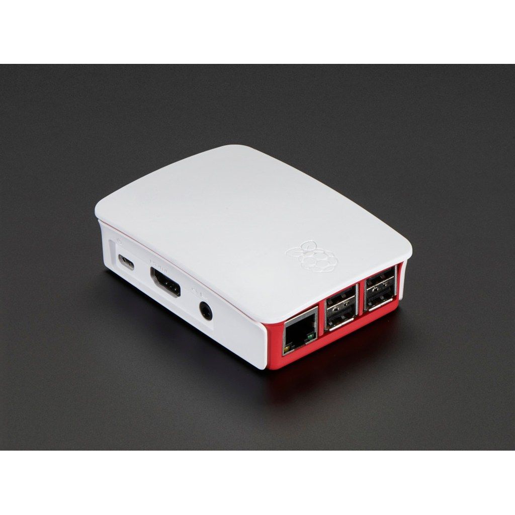 Кутия за Raspberry Pi 3 raspberry & white
