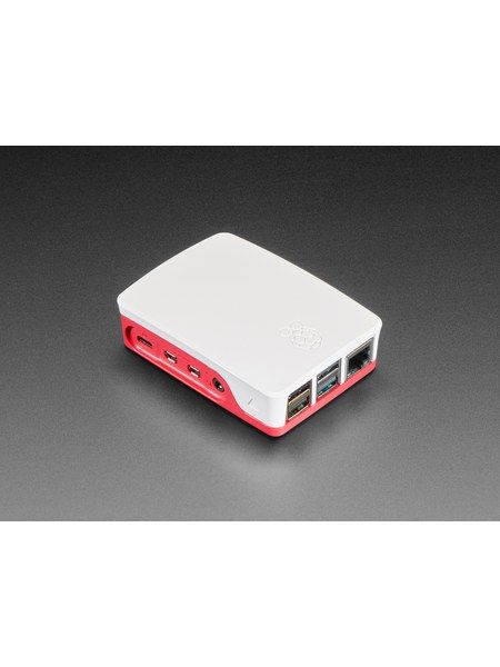 Кутия за Raspberry Pi 4 raspberry & white