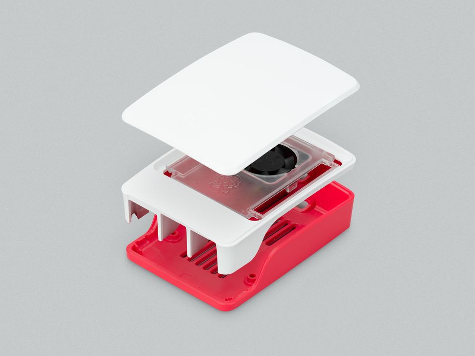 Кутия за Raspberry Pi 5 red - white