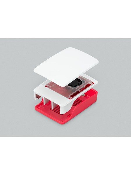 Кутия за Raspberry Pi 5 red - white