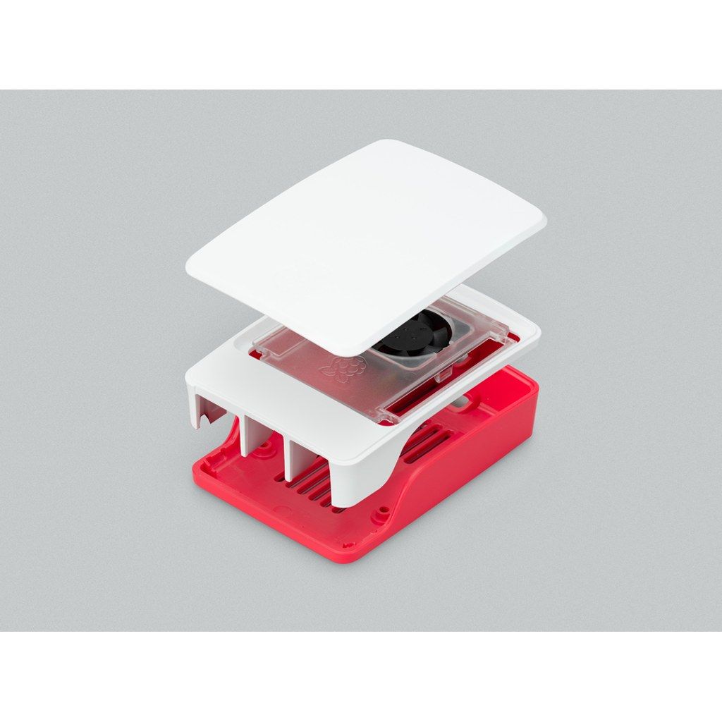 Кутия за Raspberry Pi 5 red - white