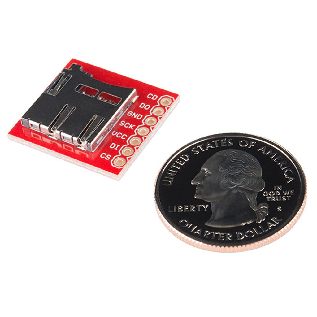 microSD Transflash четец - брейкаут платка