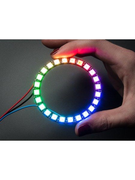 NeoPixel Ring - 24 x 5050 RGB LED with Integrated Drivers