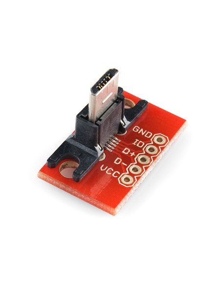 USB MicroB Plug брейкаут платка